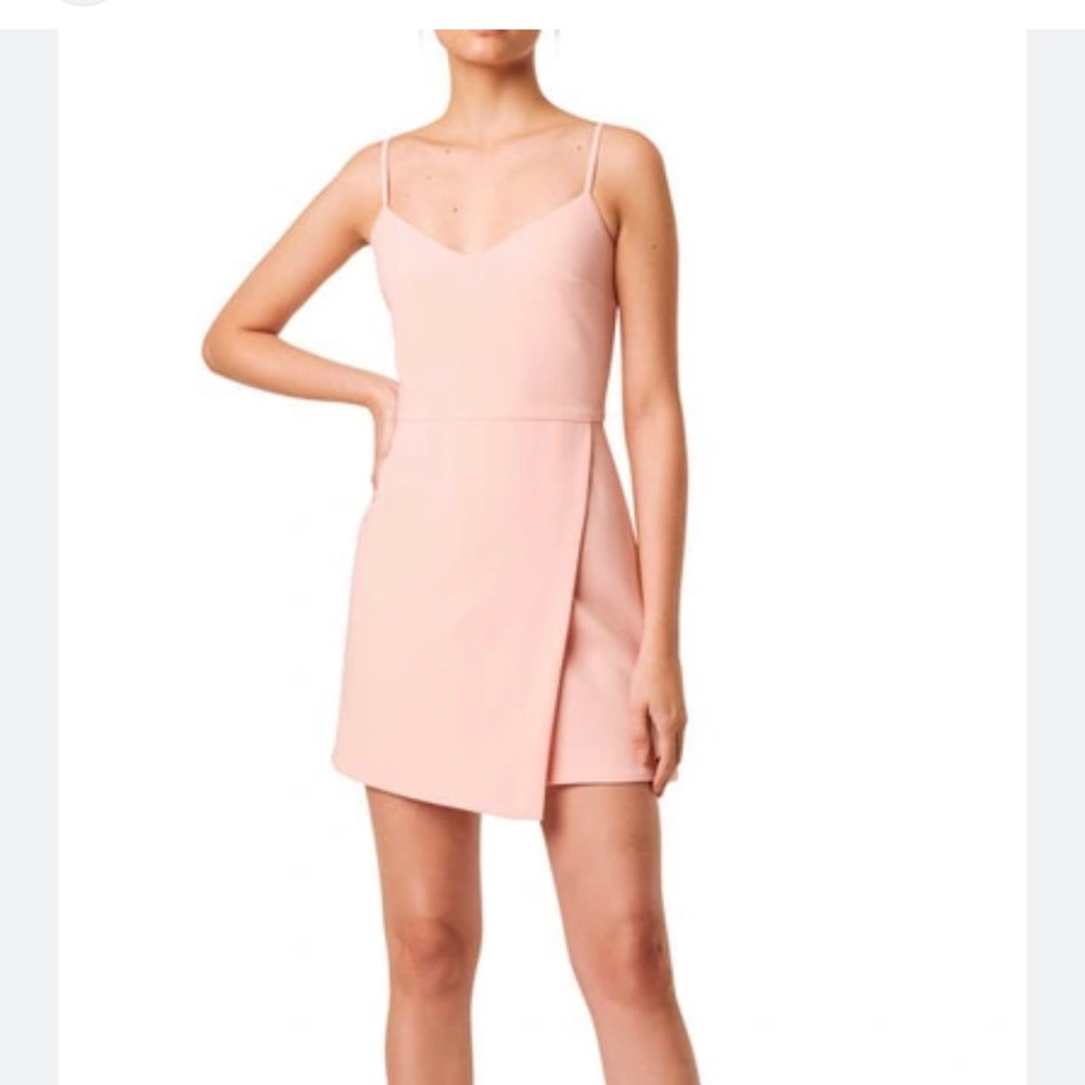 French Connection whisper v neck dress true blossom